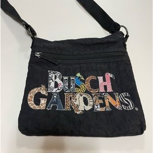 Vintage Busch Gardens Nylon Crossbody Bag